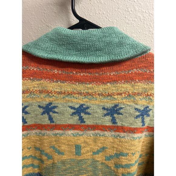 NWT FAHERTY Palm Isle 100% Organic Cotton Cardigan sweater size Small MSRP $298 - Picture 10 of 11